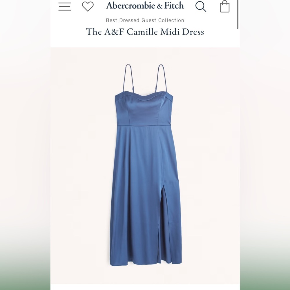 Abercrombie and Fitch The A&F Camille Midi Dress size medium